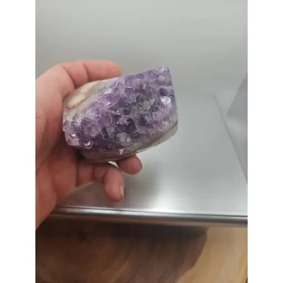Amethyst Geode Cluster. .66lb - Picture 9 of 11
